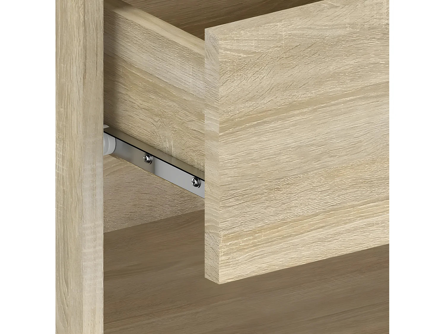 Table de chevet murale Chêne sonoma