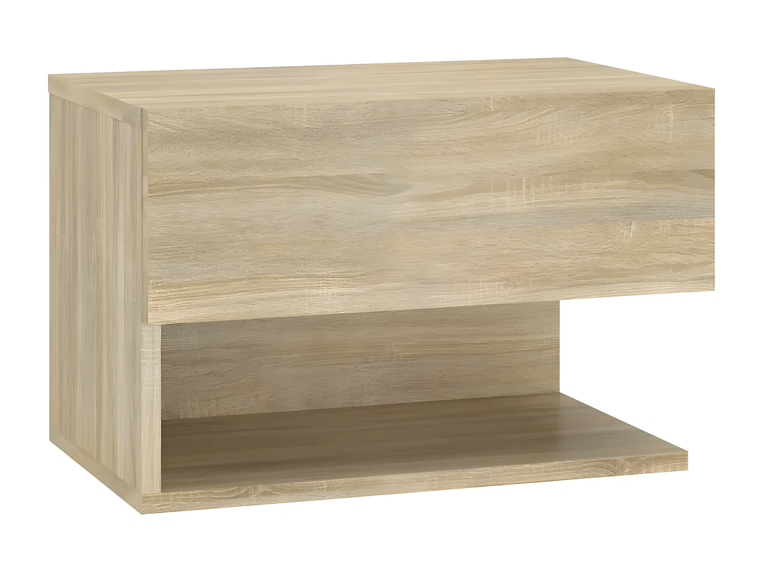 Table de chevet murale Chêne sonoma