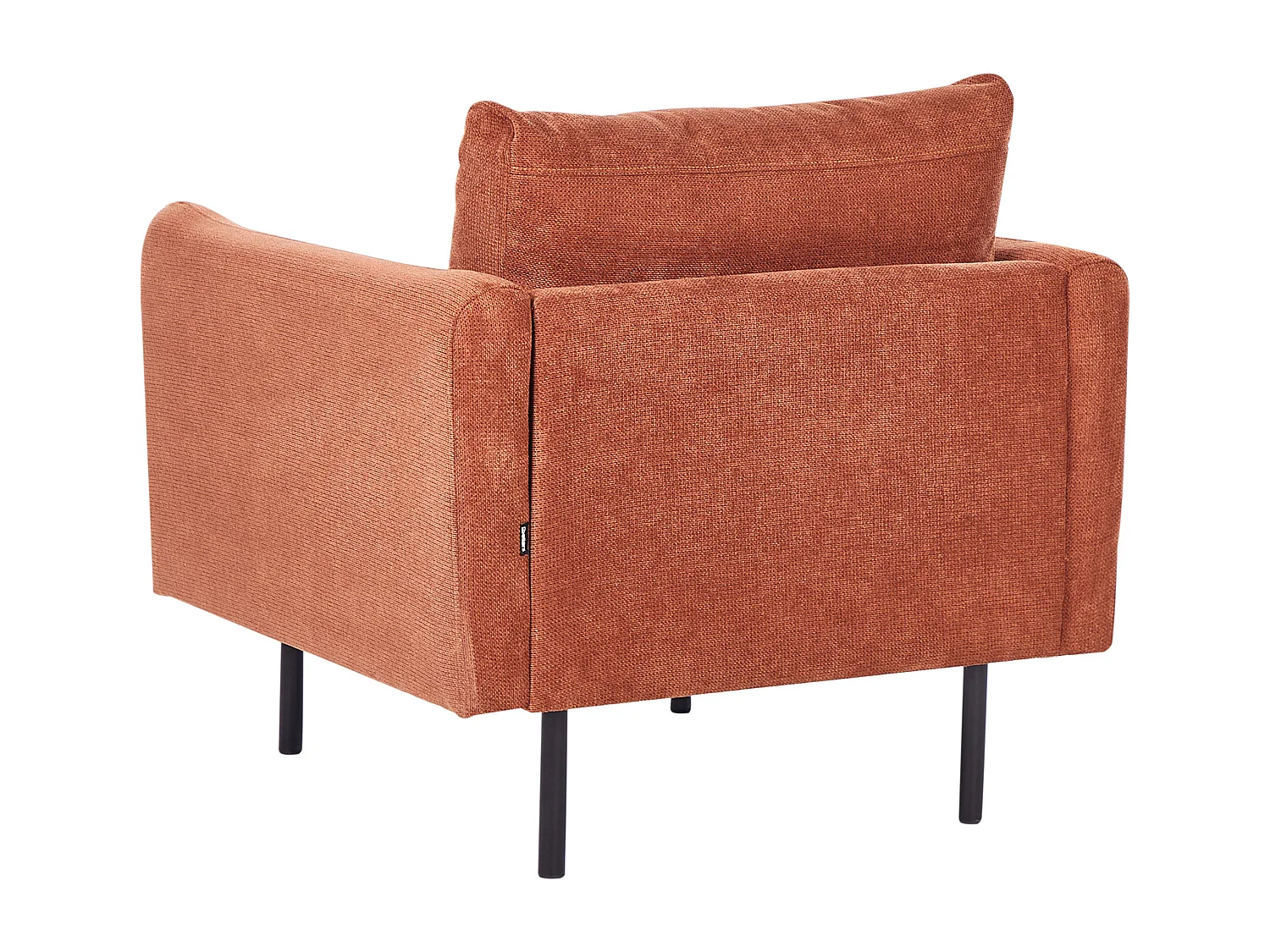 Fauteuil VINTERBRO Tissu chenille Marron doré