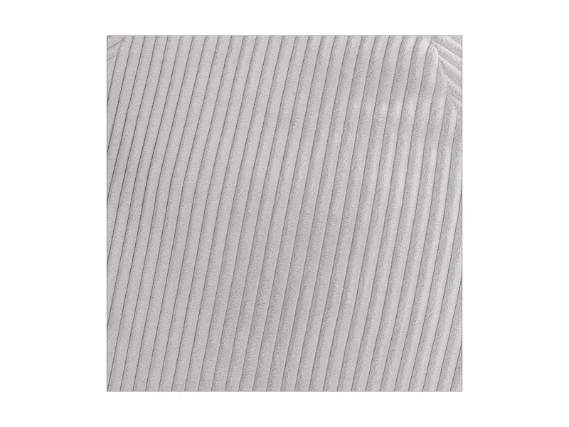 Pouf poire déhoussable velours côtelé - 120x100 cm gris clair