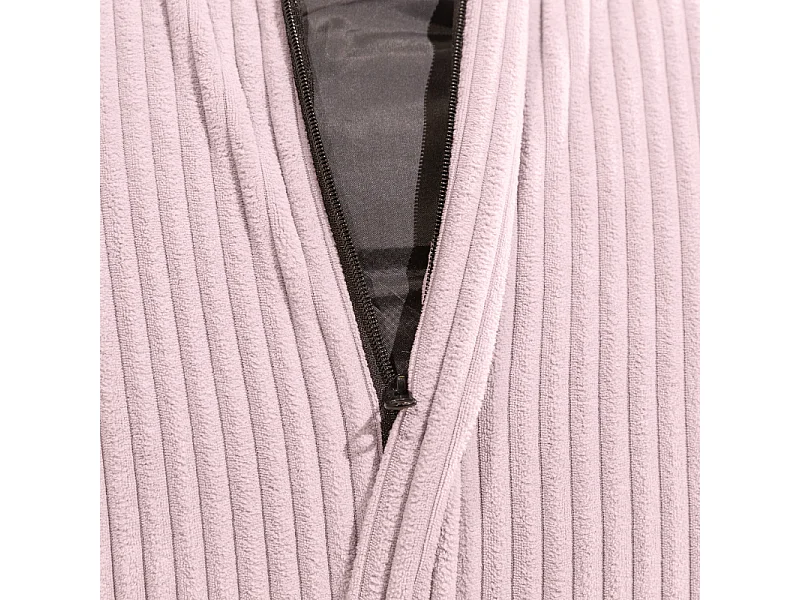 Parma viooltje peervormige ribfluwelen poef 80 x 70 cm