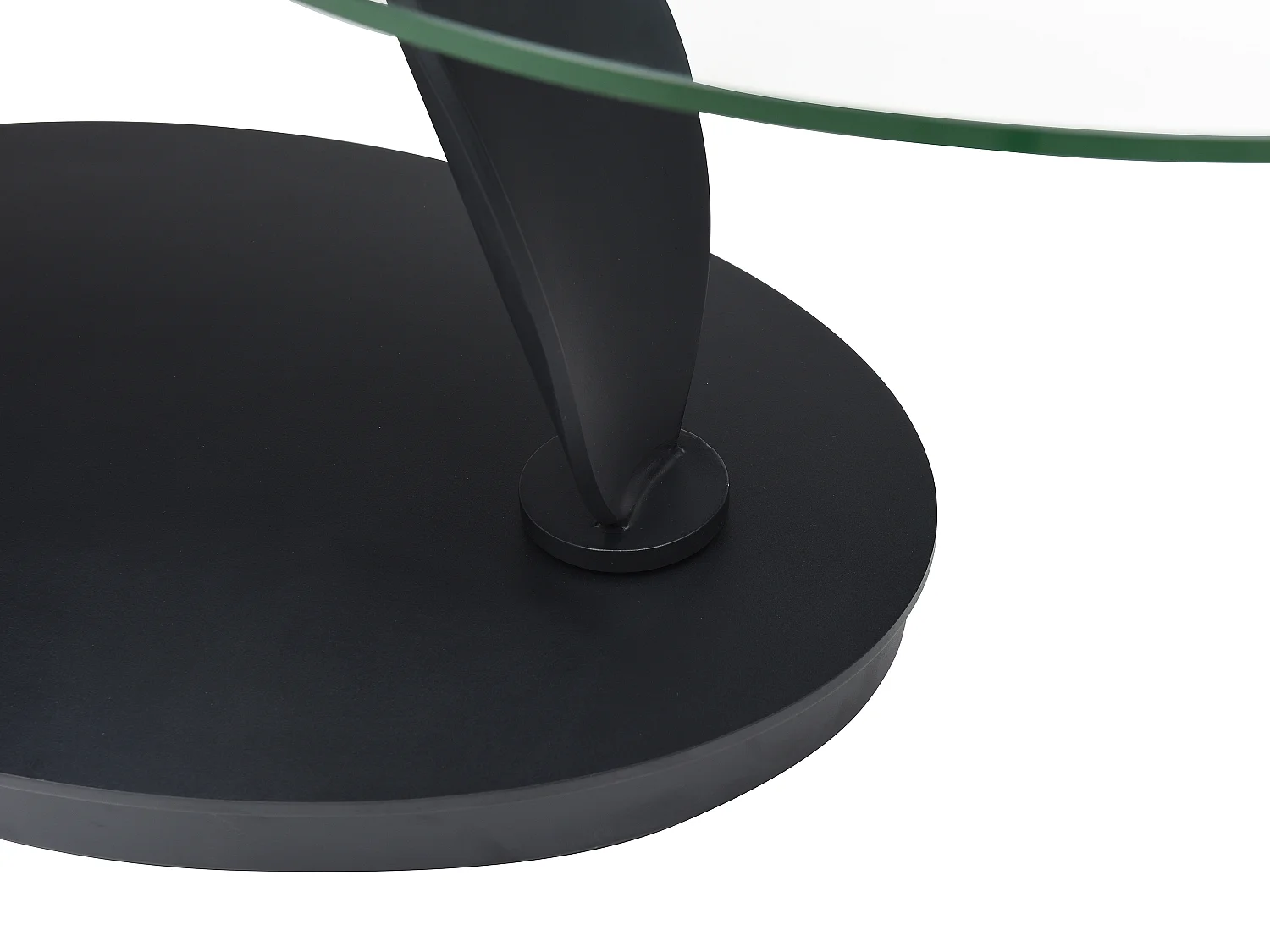 Couchtisch mit drehbaren Tischplatten - Keramik, Sicherheitsglas & Metall - Marmor-Optik Schwarz - MANEYA von Maison Céphy