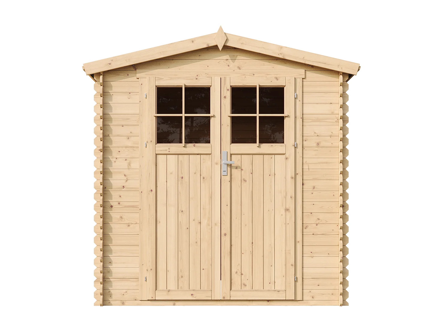 Gartenhaus holz - B216xL206xH218 cm / 3.53 m² - M343F+M343G