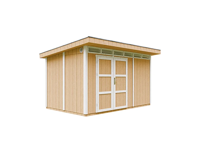Tuinhuis op houtbasis - LP SmartSide - 8.7m² / 412x279xH237 cm - M904A-HARVEST HONEY