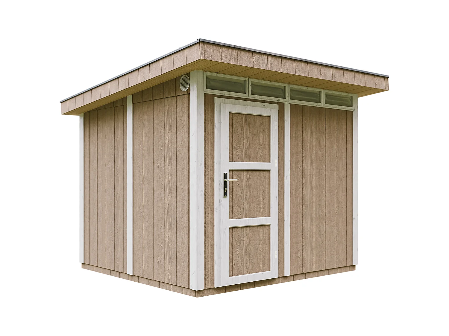 Abri de Jardin Qualité Premium 6m² /L294xL279xH237 cm - Timbela M903-TERRA BROWN
