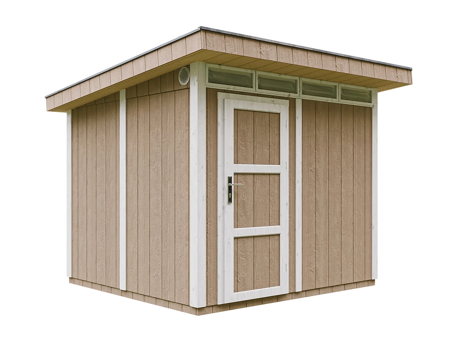 Abri de Jardin Qualité Premium 6m² /L294xL279xH237 cm - Timbela M903-TERRA BROWN