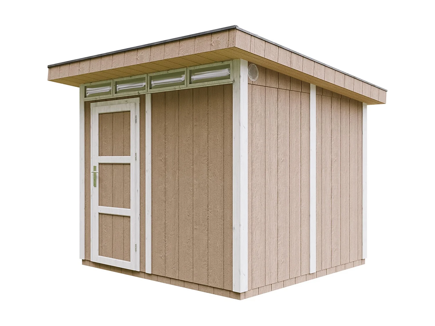 Abri de Jardin Qualité Premium 6m² /L294xL279xH237 cm - Timbela M903-TERRA BROWN