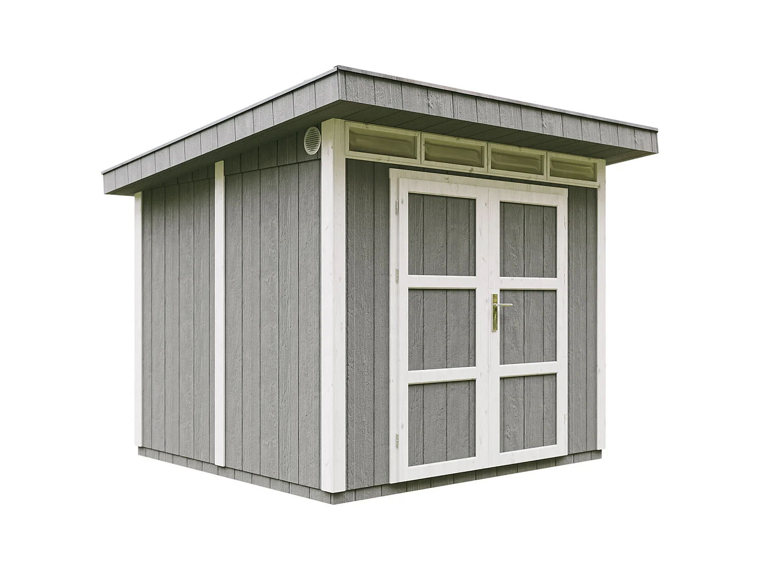 Abri de Jardin Qualité Premium 6m² /L294xL279xH237 cm - Timbela M903A-CAVERN STEEL