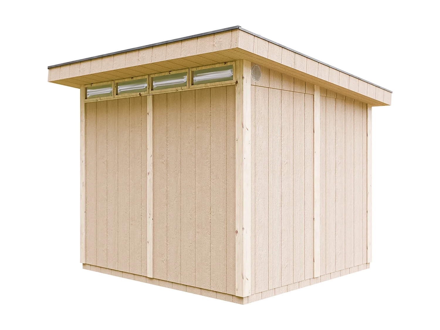 Abri de Jardin Qualité Premium 6m² /L294xL279xH237 cm - Timbela M903A-CAVERN STEEL