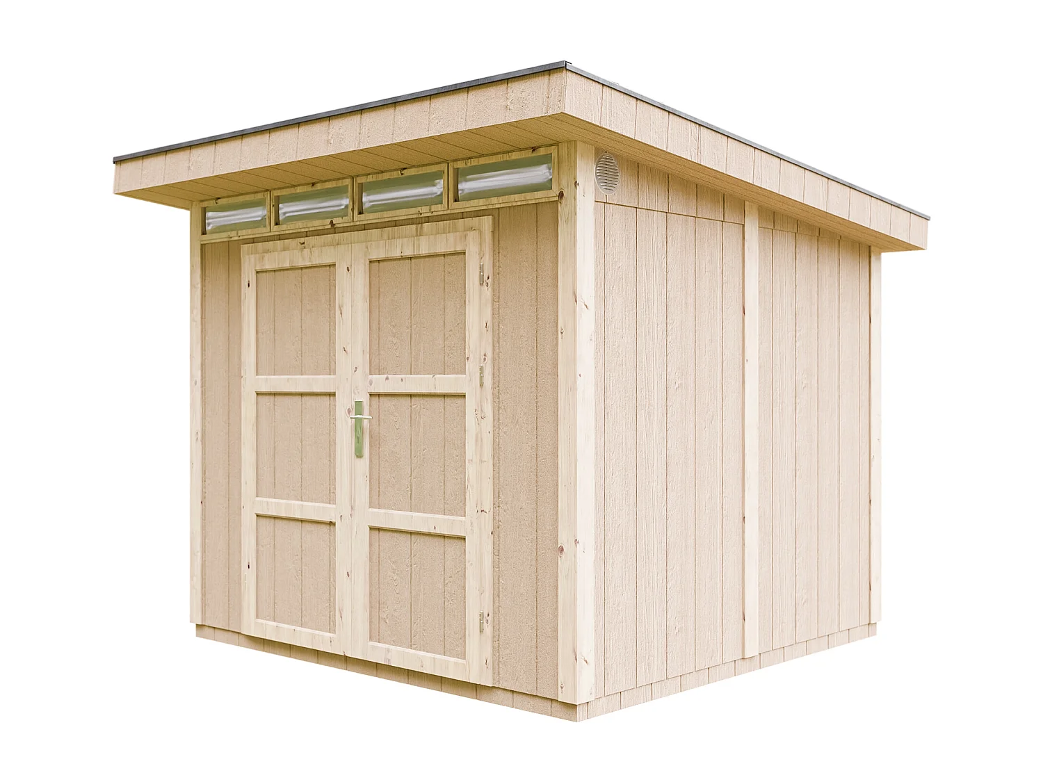 Caseta de jardín de calidad premium - 5.9m²/L279xW293 cm - M903A-CAVERN STEEL