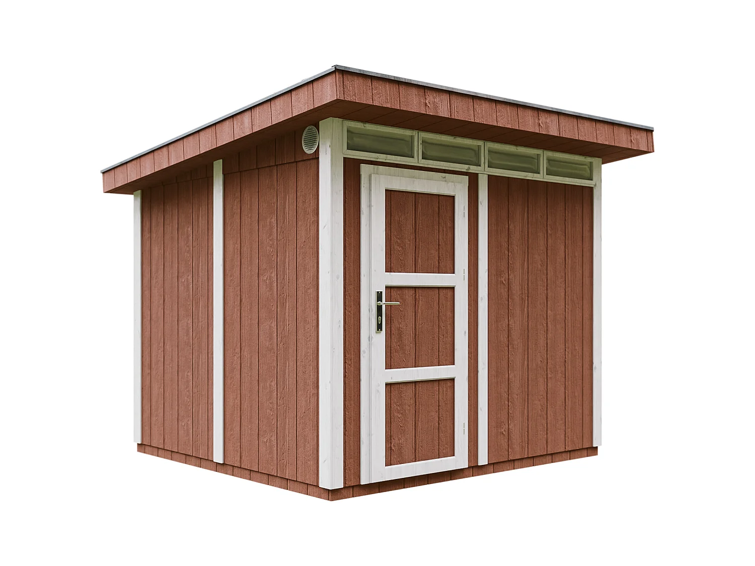 Abri de Jardin Qualité Premium 6m² /L294xL279xH237 cm - Timbela M903-REDWOOD RED