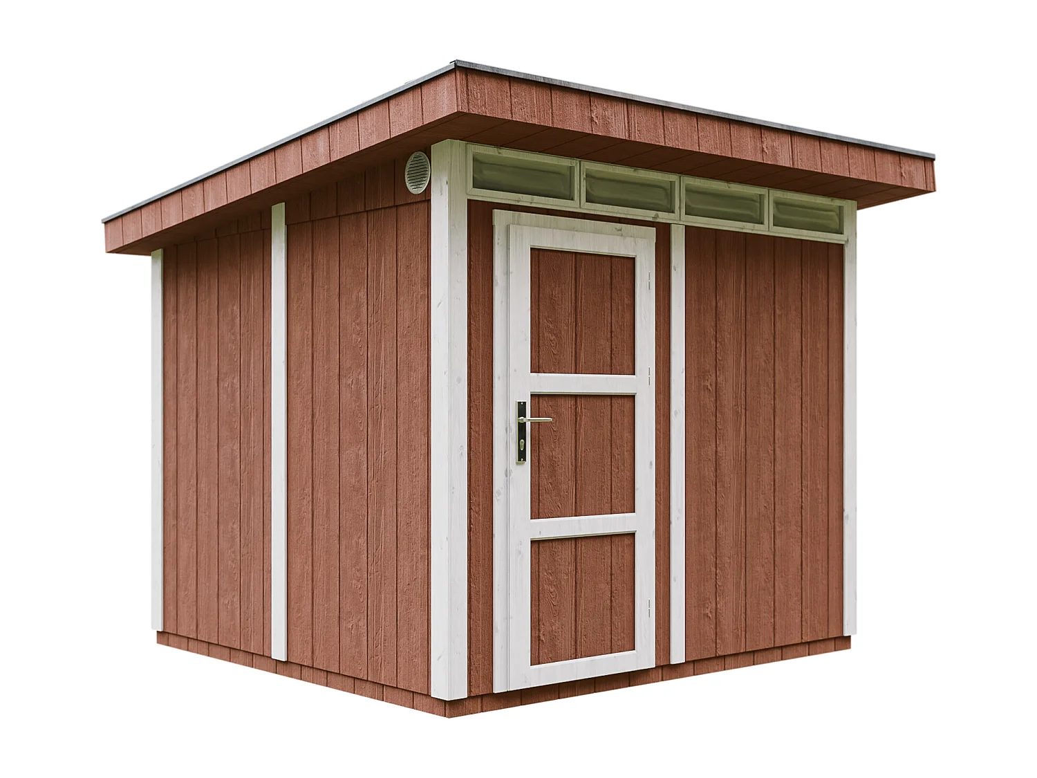Abri de Jardin Qualité Premium 6m² /L294xL279xH237 cm - Timbela M903-REDWOOD RED