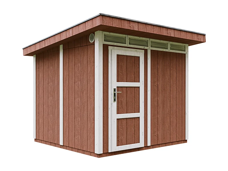Abri de Jardin Qualité Premium 6m² /L294xL279xH237 cm - Timbela M903-REDWOOD RED
