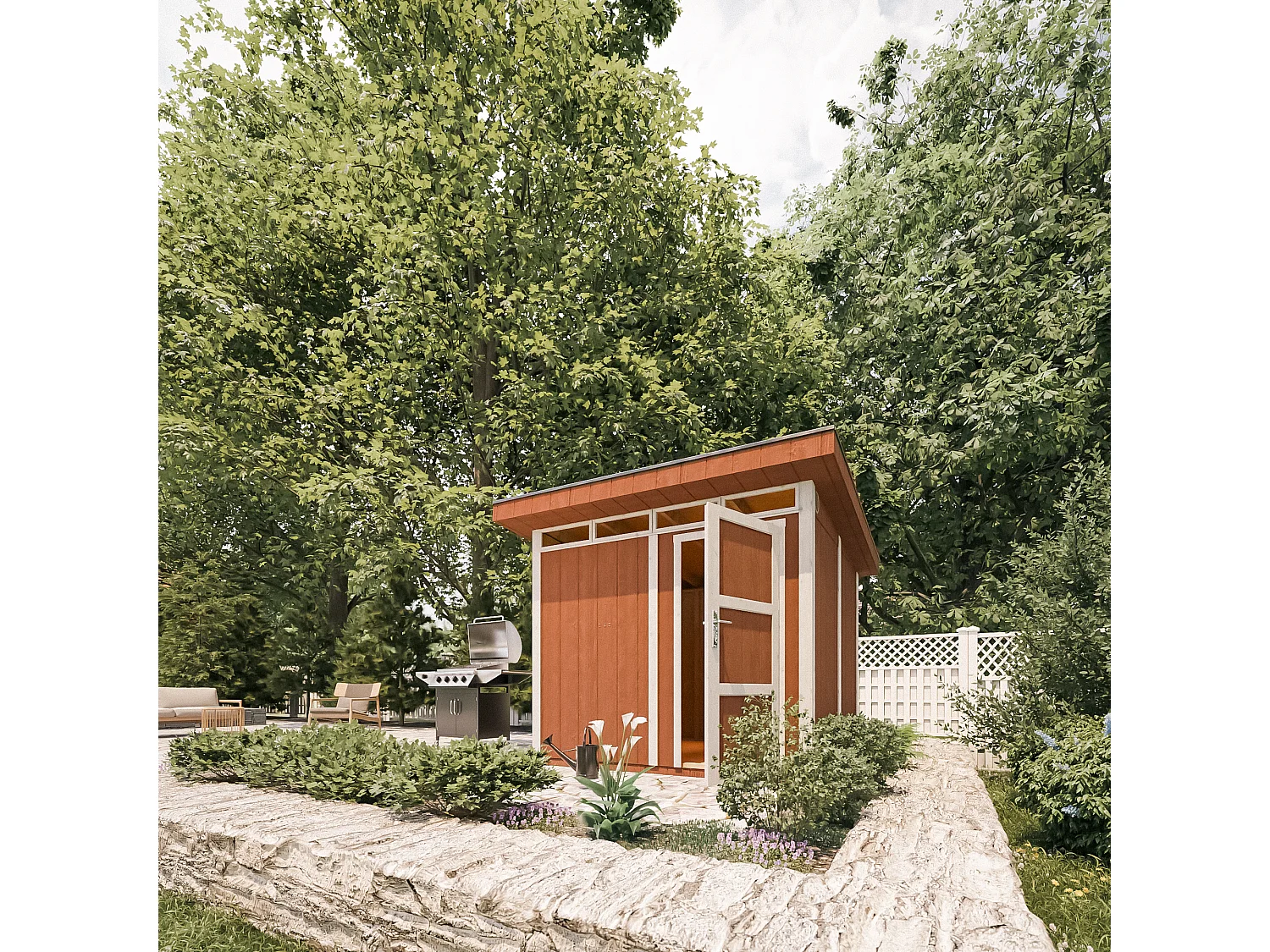 Abri de jardin qualité premium - 6m² /L294xL279xH237 cm - M903-TUNDRA GREY