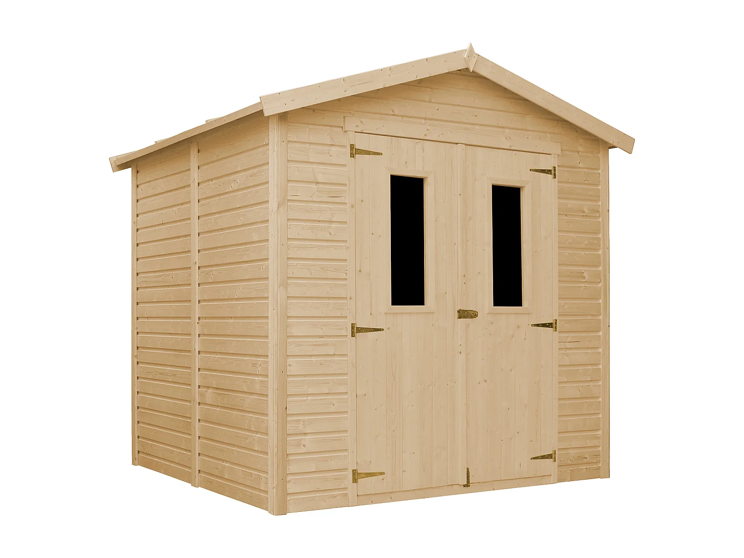 Casa da giardino in legno con pavimento impregnato - H228x222x233 cm / 4.08 m²- M351C+M351G