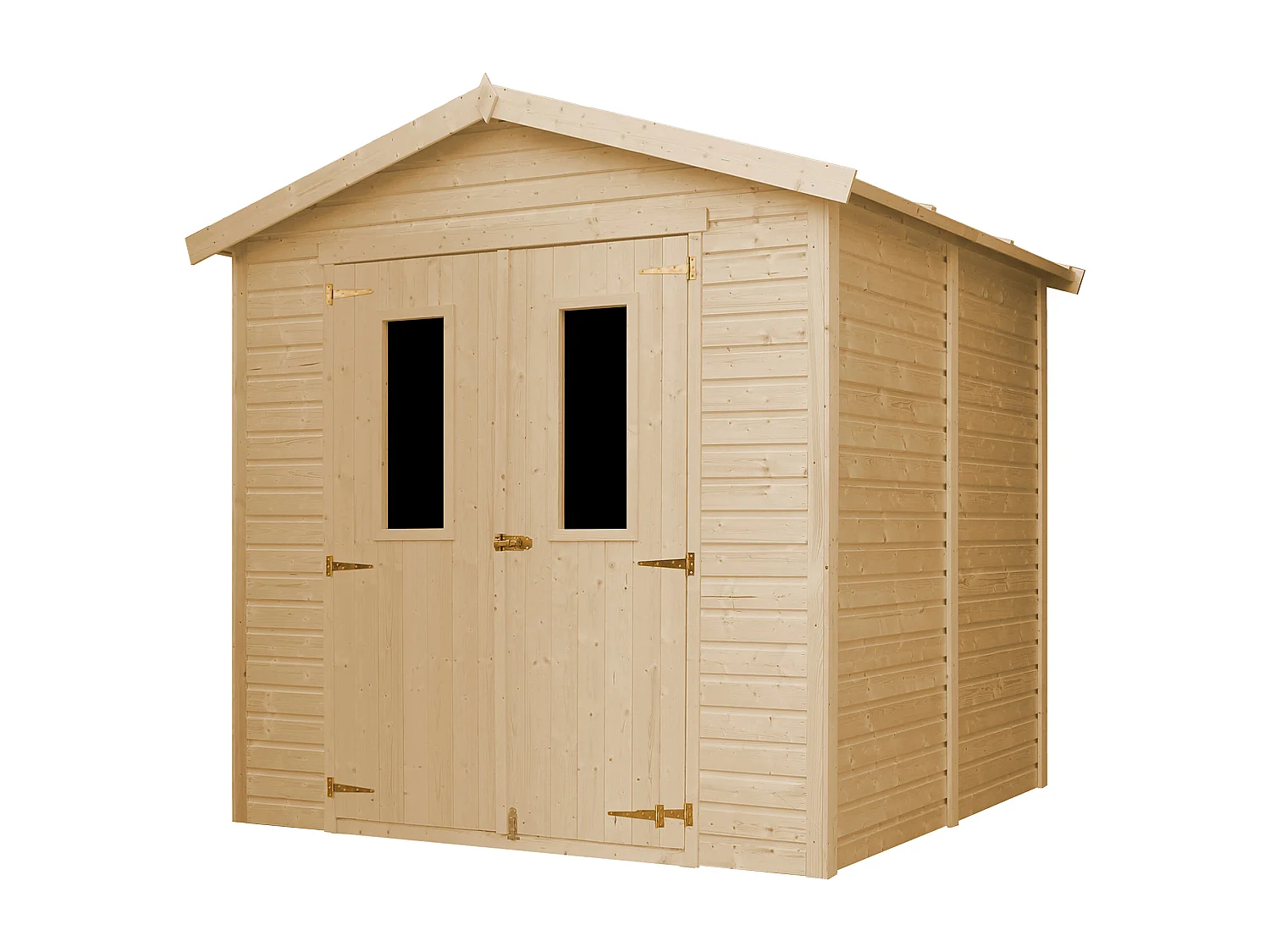 Casa da giardino in legno con pavimento impregnato - H228x222x233 cm / 4.08 m²- M351C+M351G