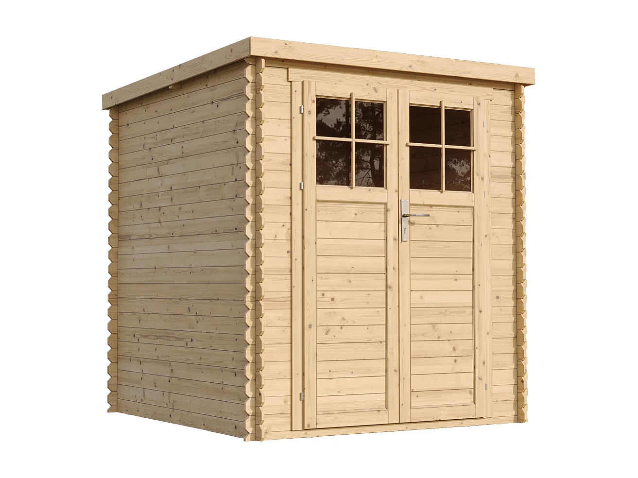 TIMBELA M309F Abri de jardin en bois - porte verrouillable de haute qualité - 3.53 m2