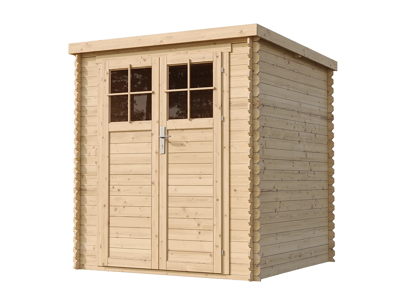TIMBELA M309F Abri de jardin en bois - porte verrouillable de haute qualité - 3.53 m2