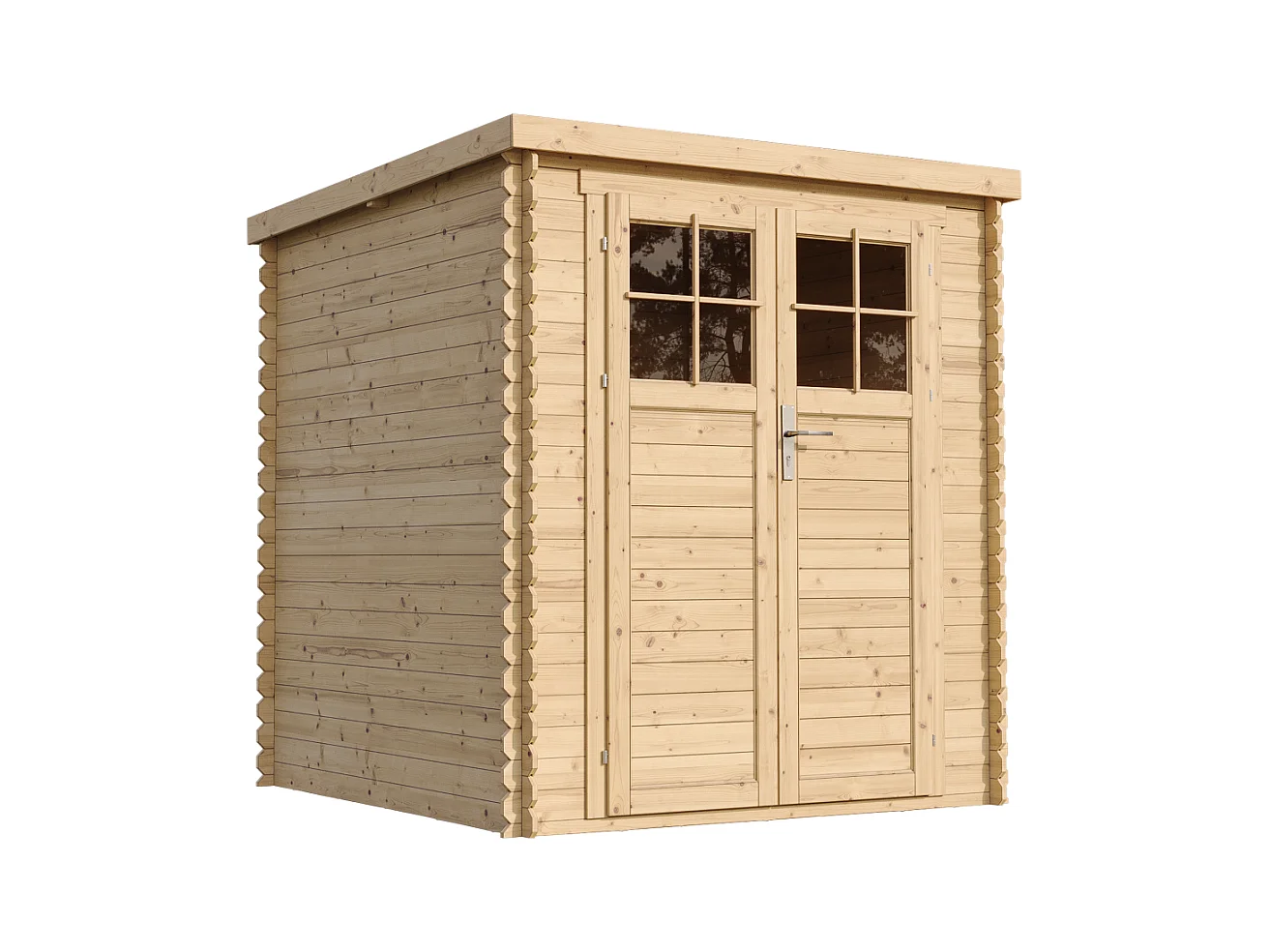 TIMBELA M309F Abri de jardin en bois - porte verrouillable de haute qualité - 3.53 m2