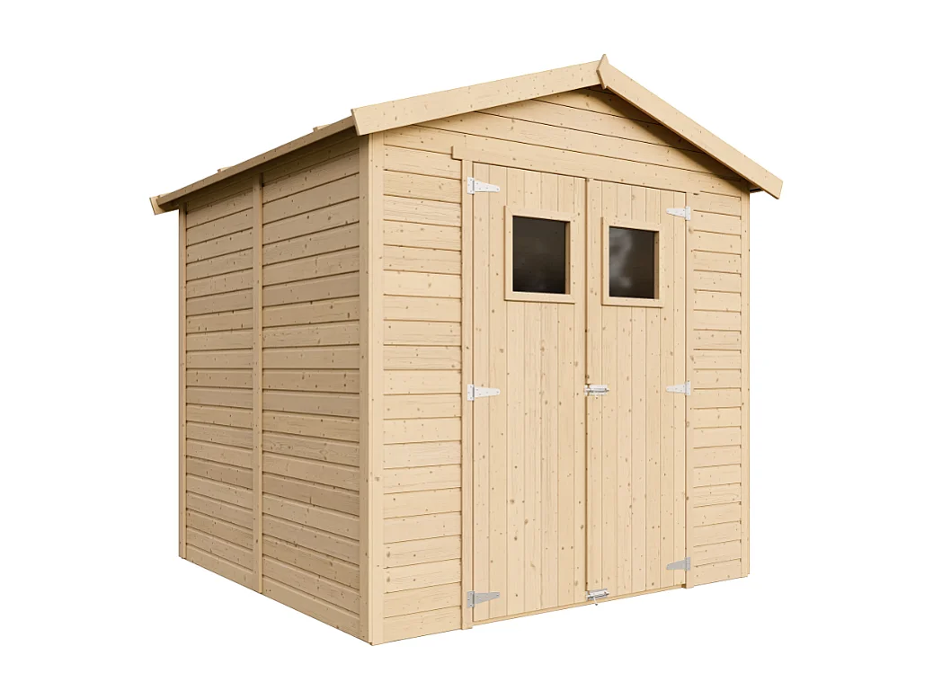 Abri de jardin en bois - H228x222x233 cm/4,2 m² - M351