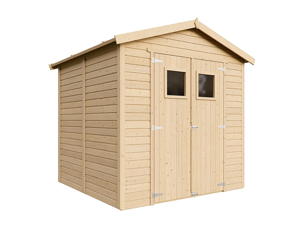 Abri de jardin en bois - H228x222x233 cm/4,2 m² - M351