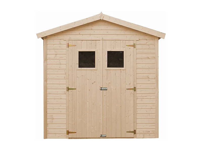 Abri de Jardin en Bois - H228x222x233 cm/4,2 m²  - TIMBELA M351