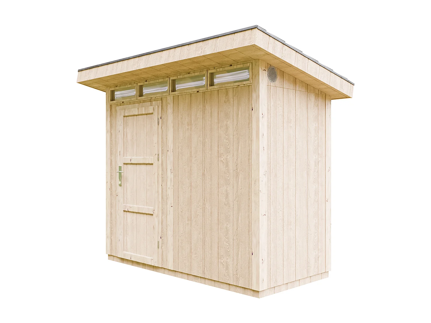 Gartenhaus premium qualität mit boden und bitumenfliesen - 3m² / B161xL294xH239 cm - M901-TUNDRA GREY