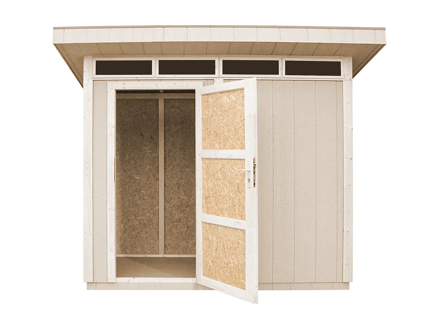 Gartenhaus premium qualität mit boden und bitumenfliesen - 3m² / B161xL294xH239 cm - M901-TUNDRA GREY