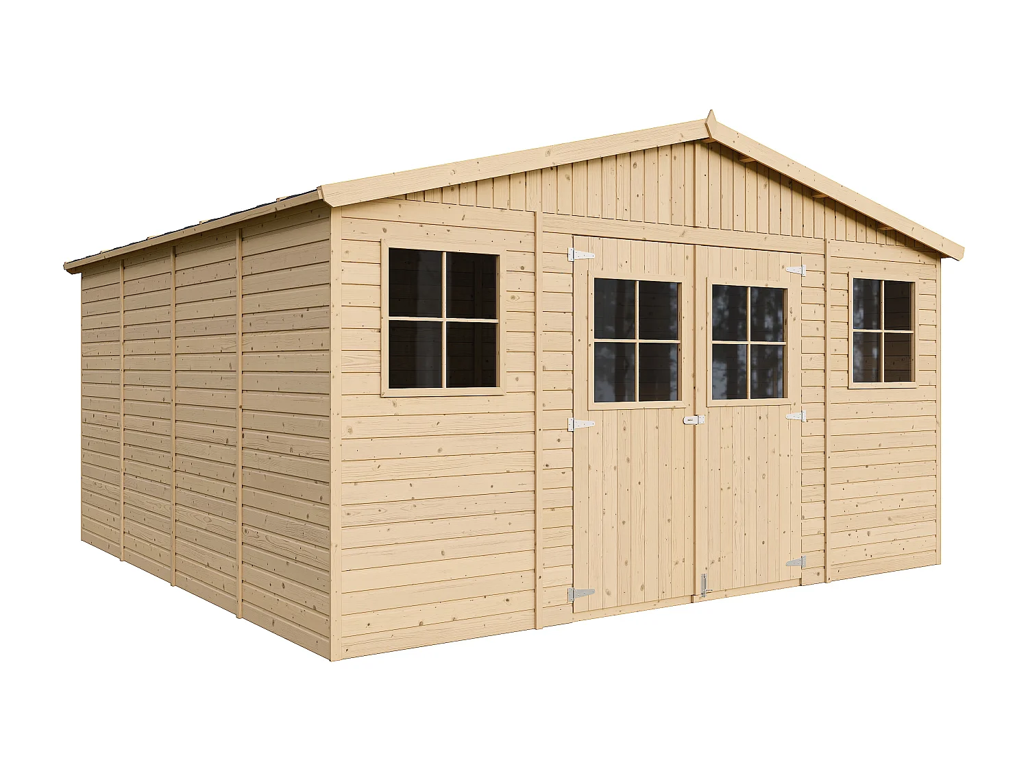 Cobertizo de madera para jardín - A246x418x420 cm/16m² - M330