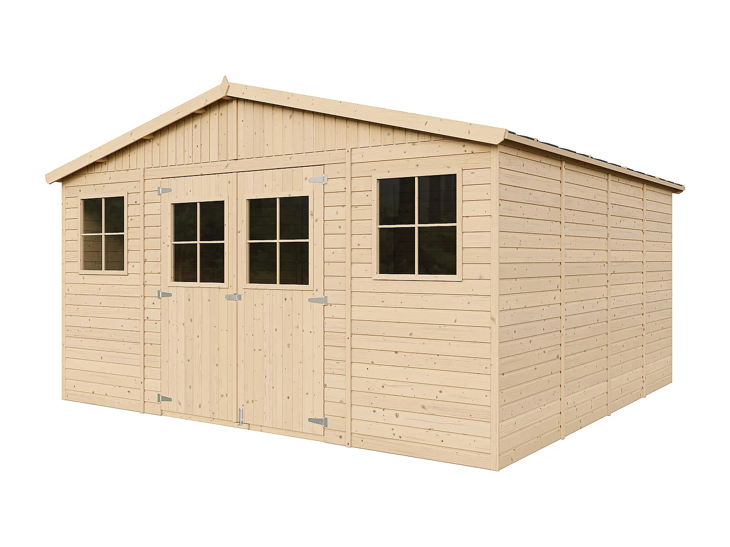 Cobertizo de madera para jardín - A246x418x420 cm/16m² - M330