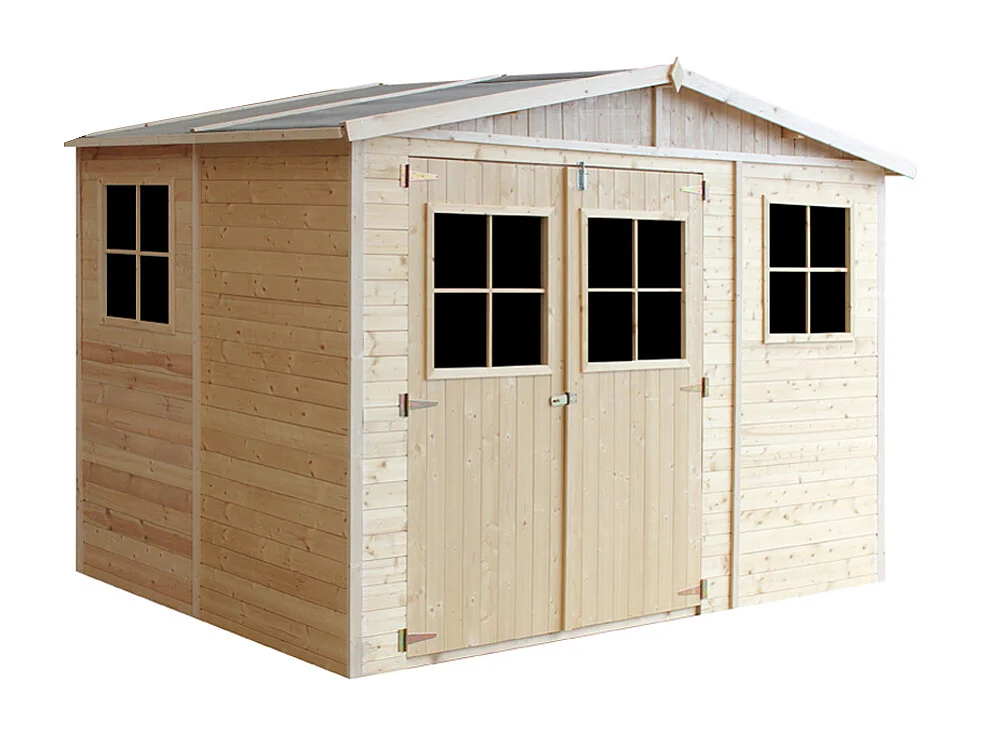 Timbela M334 - Houten tuinschuurtje 6 m2 - 324 x 216 x H226 cm - Tuinschuurtje zonder vloer