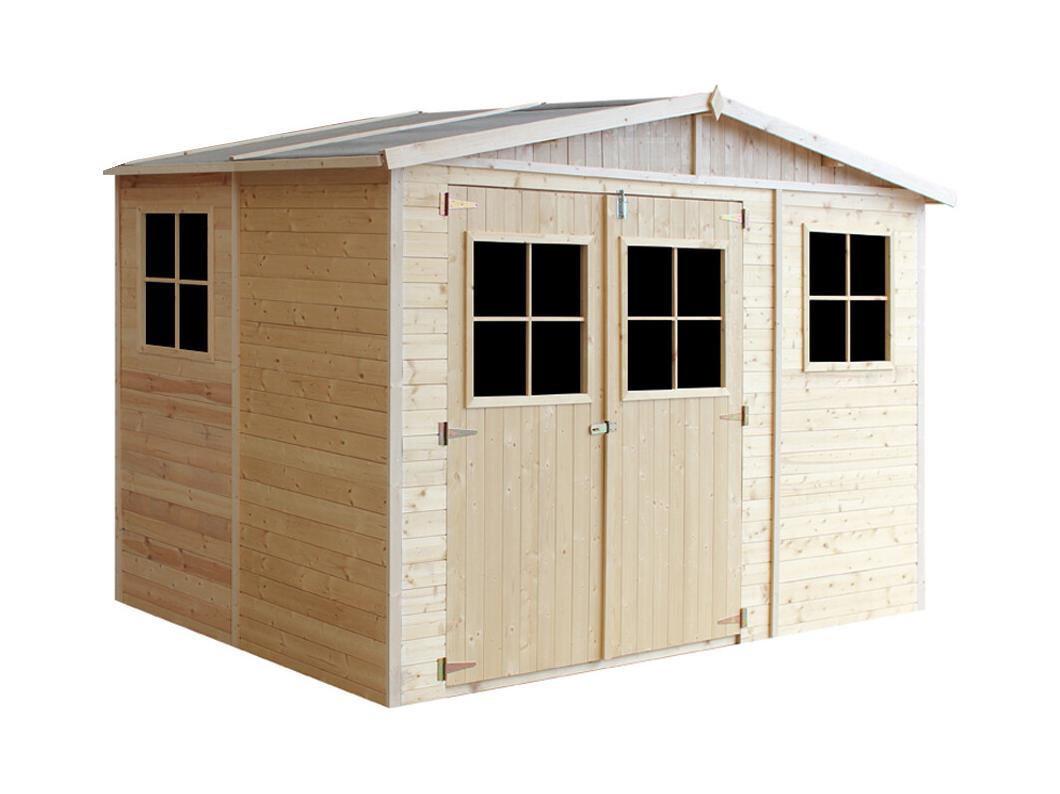 Timbela M334 - Houten tuinschuurtje 6 m2 - 324 x 216 x H226 cm - Tuinschuurtje zonder vloer