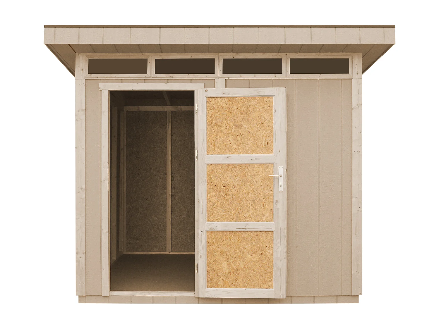 Abrigo com painéis LP® SmartSide® - 6m² / L294xL279xH237 cm - M903-CAVERN STEEL