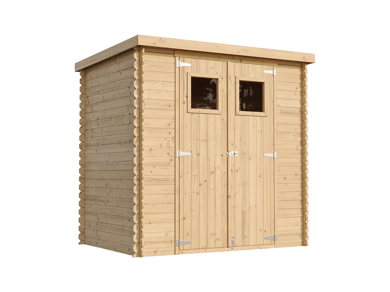 Abri de jardin en bois TIMBELA M311 - l204xL142xH200cm/2.22m2
