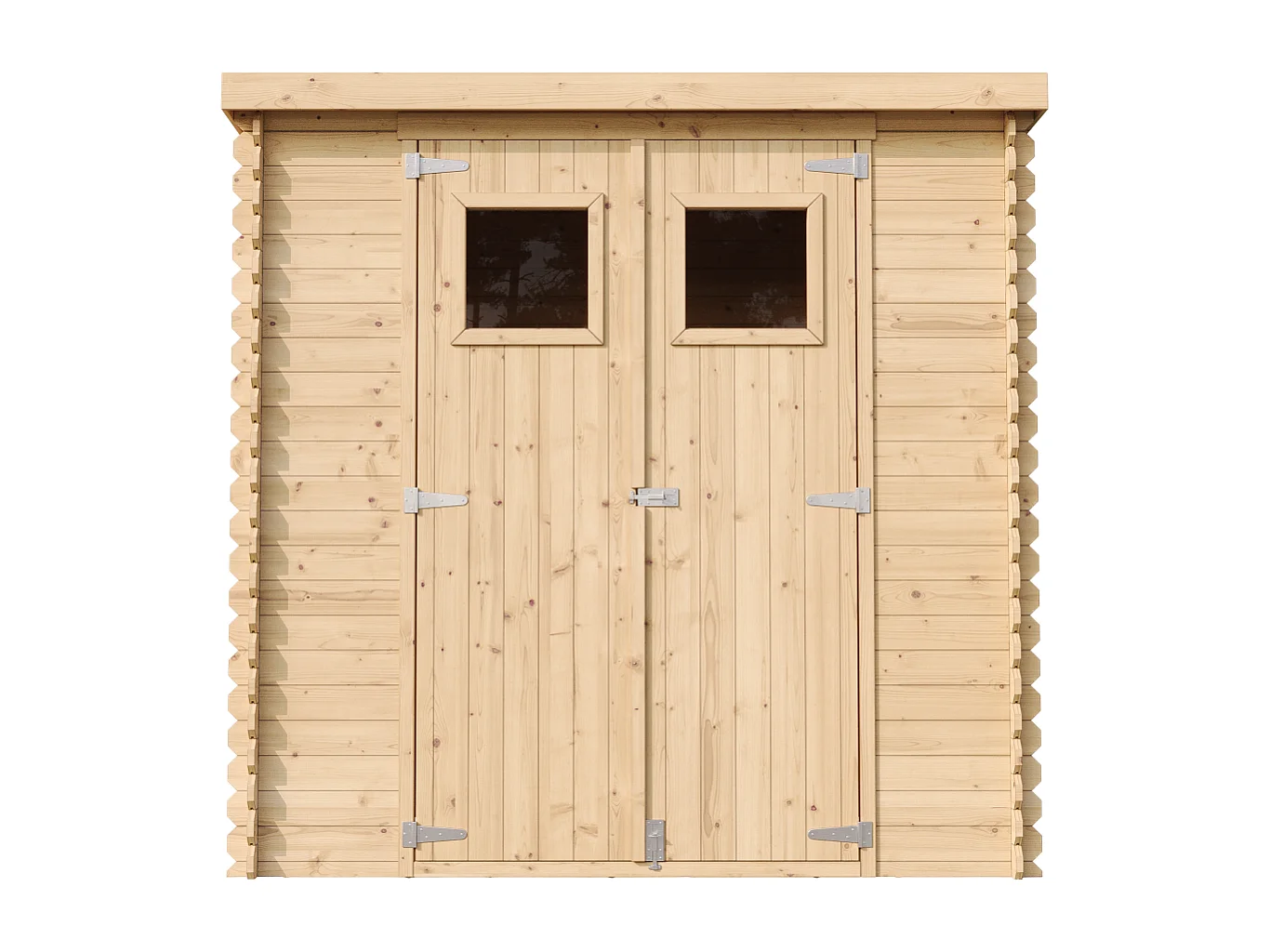 Abri de jardin en bois TIMBELA M311 - l204xL142xH200cm/2.22m2
