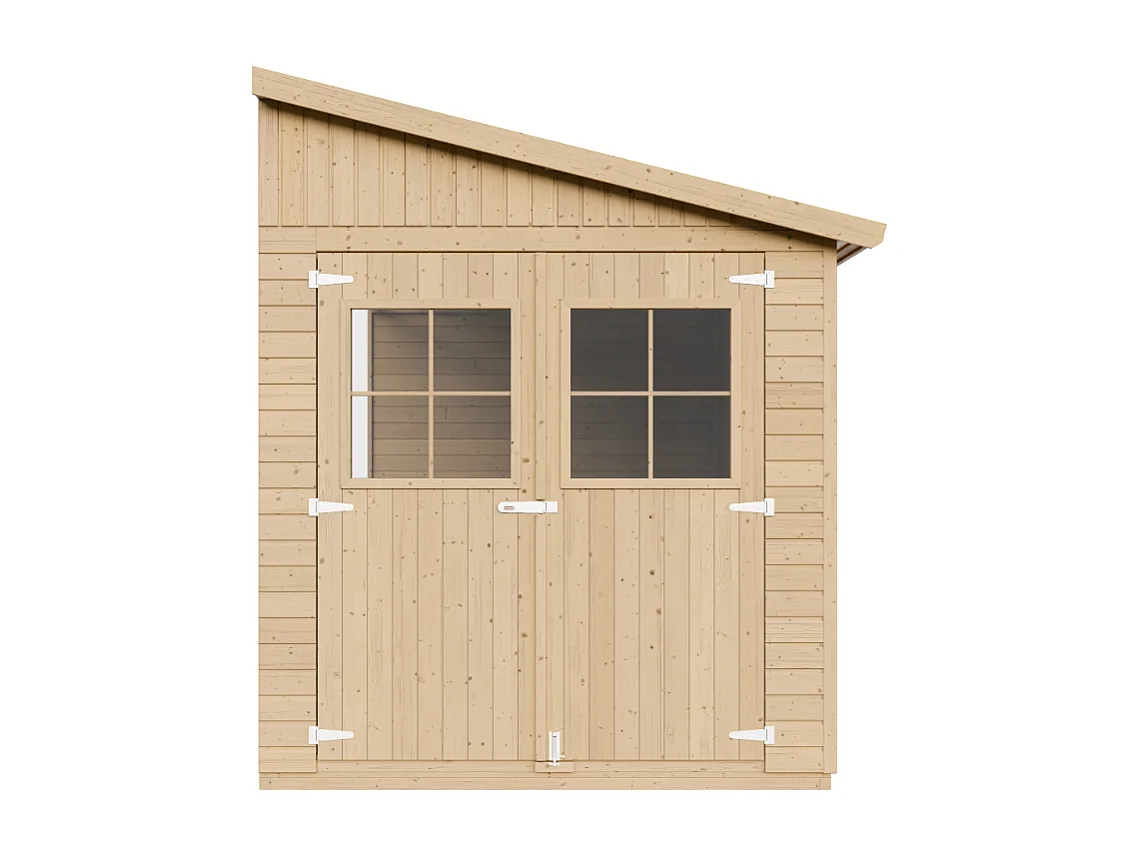 Houten tuinschuurtje zonder vloer (3 wanden) - 7.94m² - M340