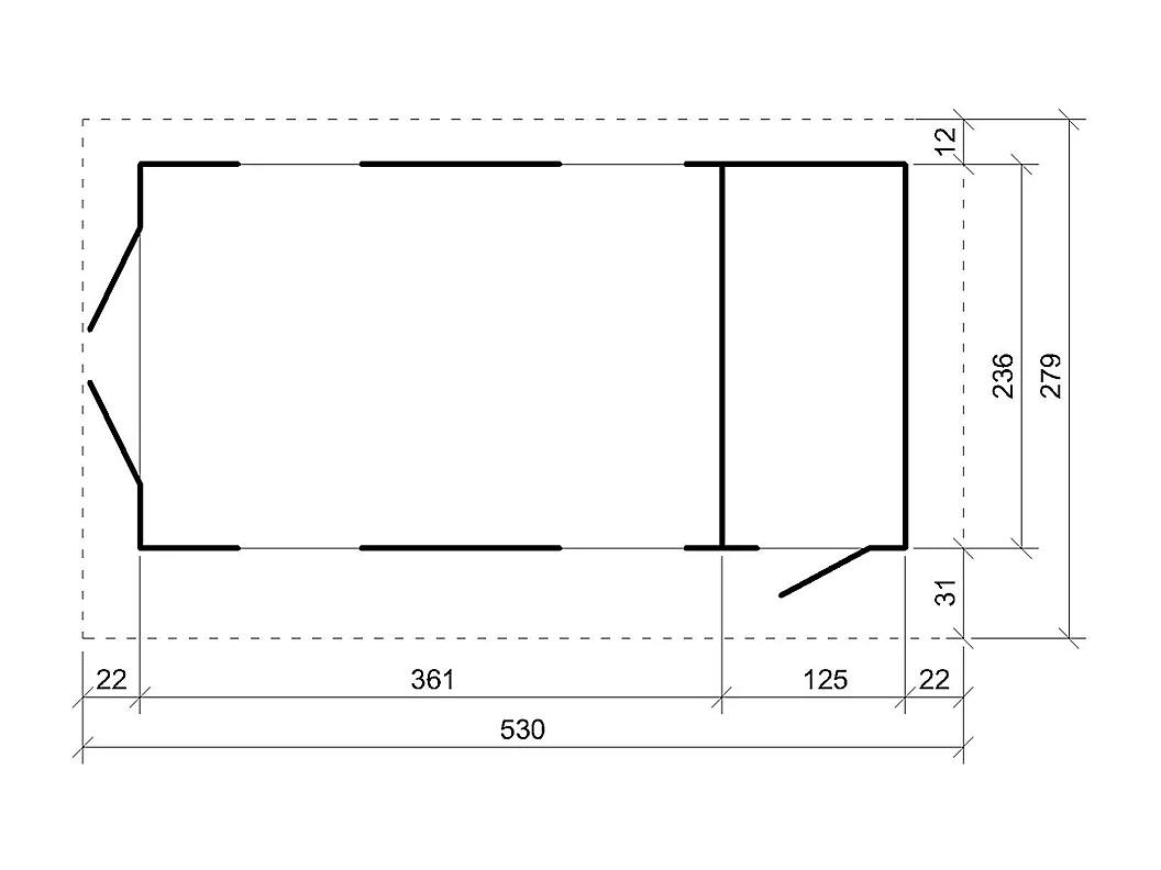 Abri de jardin qualité premium - 8.52+2.95 m² - cabane de jardin exterieur cabane de jardin exterieur - garage moto exterieur - M905C - TUNDRA GREY
