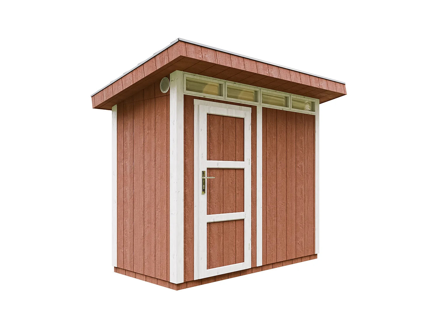Abri de Jardin Qualité Premium 3m²/L161xL294xH239 cm - Timbela M901-REDWOOD RED