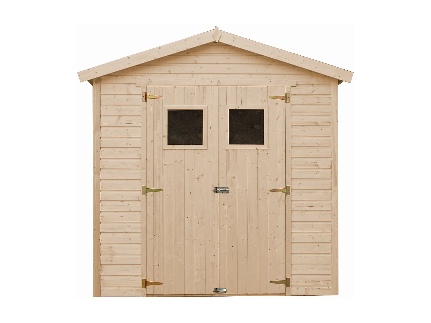 Holz Gartenschuppen MIT IMPRÄGNIERTEM BODEN - H228x222x233 cm/4,2 m² - TIMBELA M351+M351G