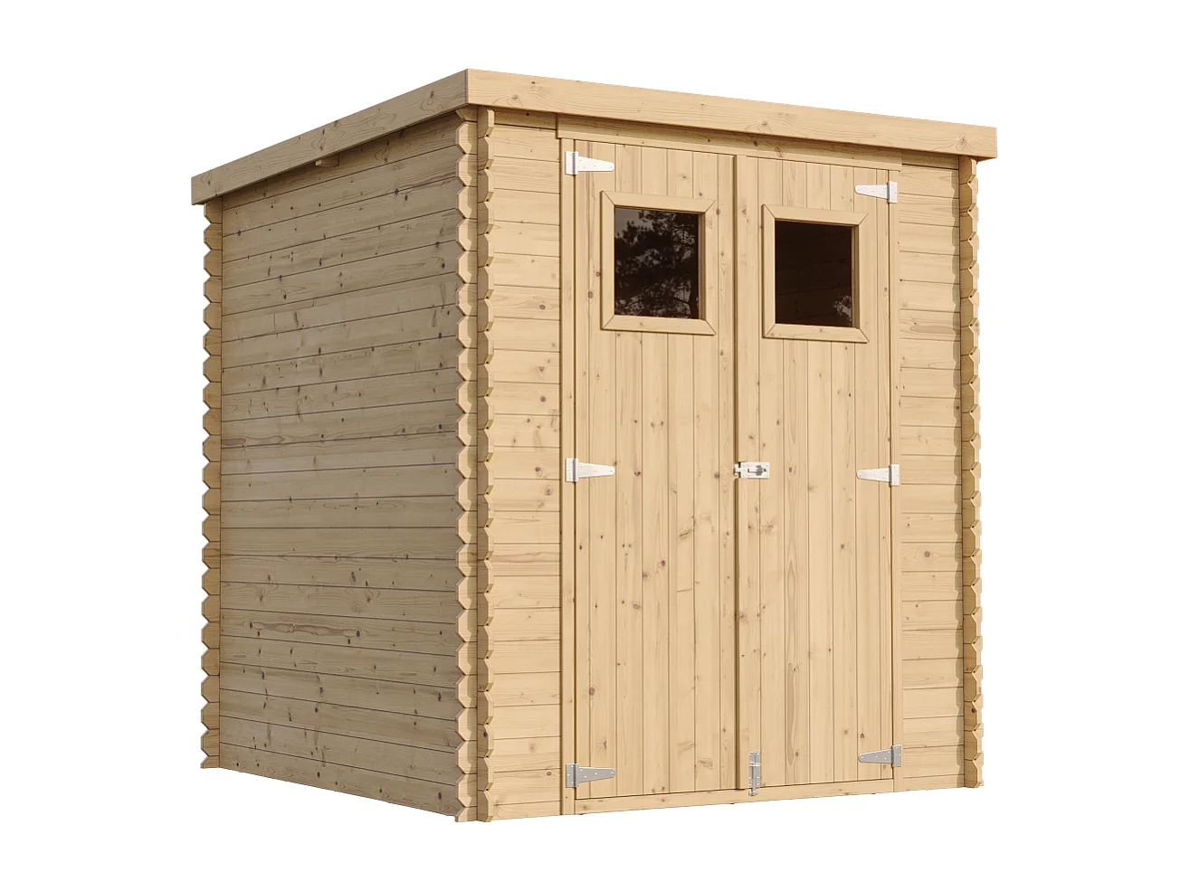 Casetta da giardino in legno con pavimento trattato - 3.53 m² - M309+M309G