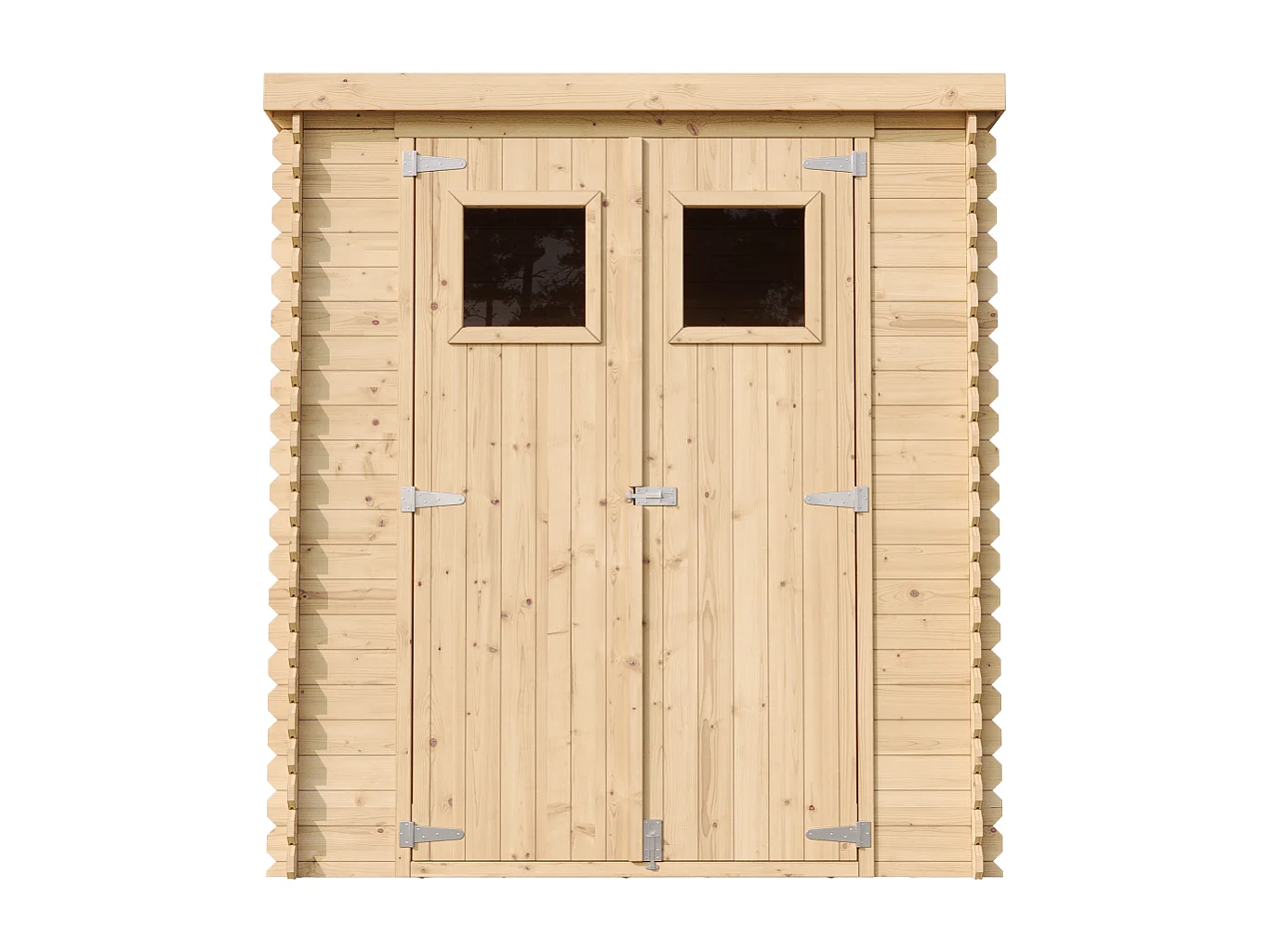 Casetta da giardino in legno con pavimento trattato - 3.53 m² - M309+M309G