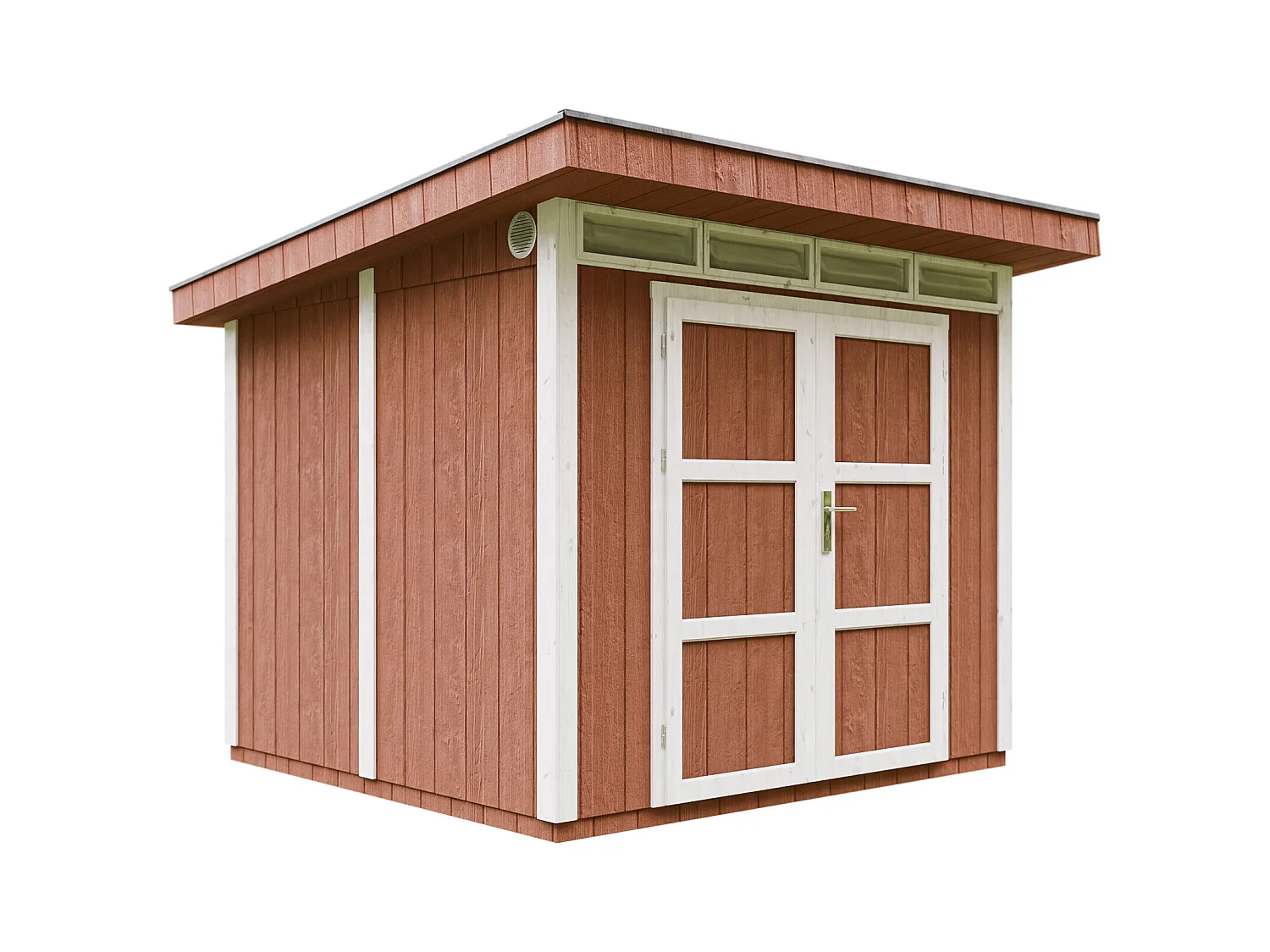 Abri de Jardin Qualité Premium 6m² /L294xL279xH237 cm - Timbela M903A-REDWOOD RED