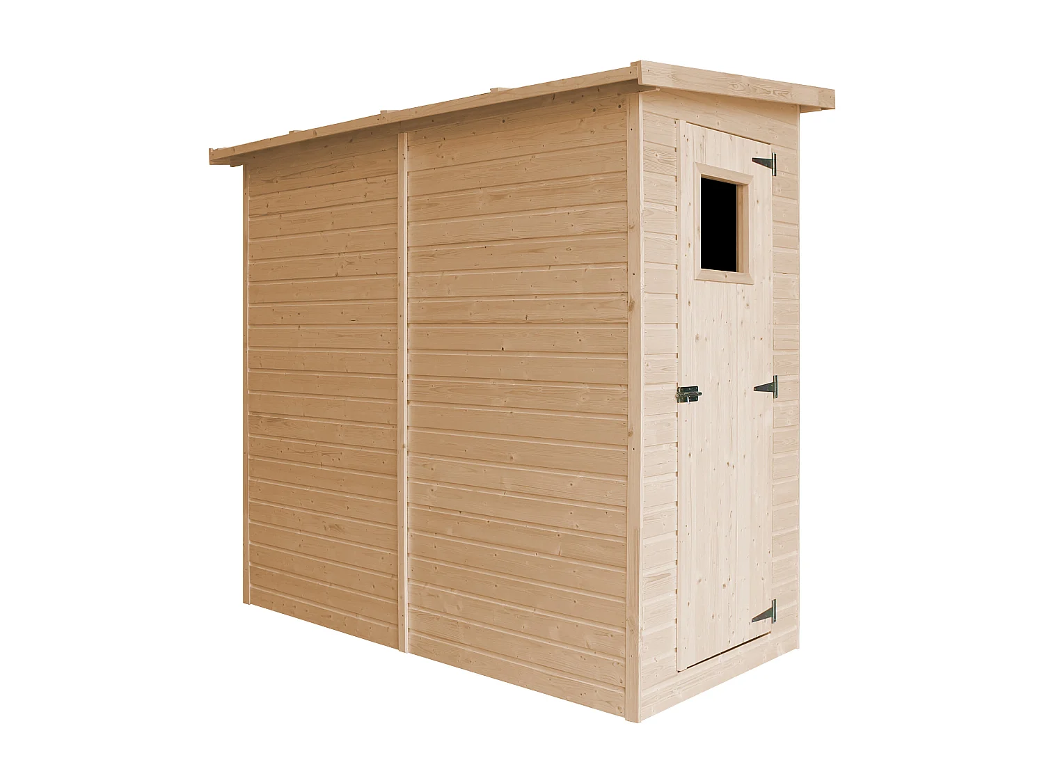 Abri à outils en bois - H203x123x223 cm/2,1 m² - M348A