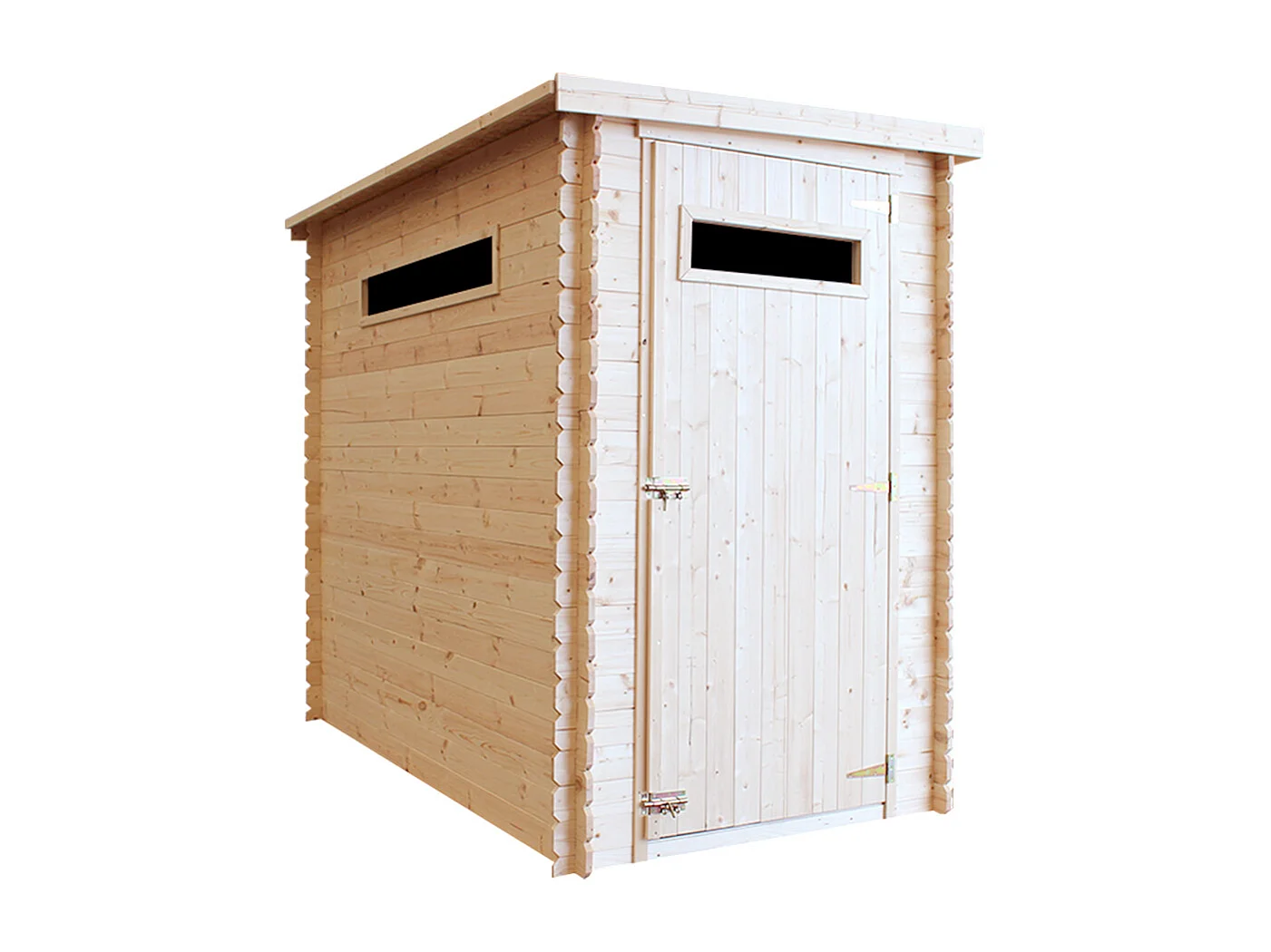 Gerätehaus mit Boden Imprägnierte - B144xL239xH198 cm/ 2.63 m2 - TIMBELA M306A+M306G