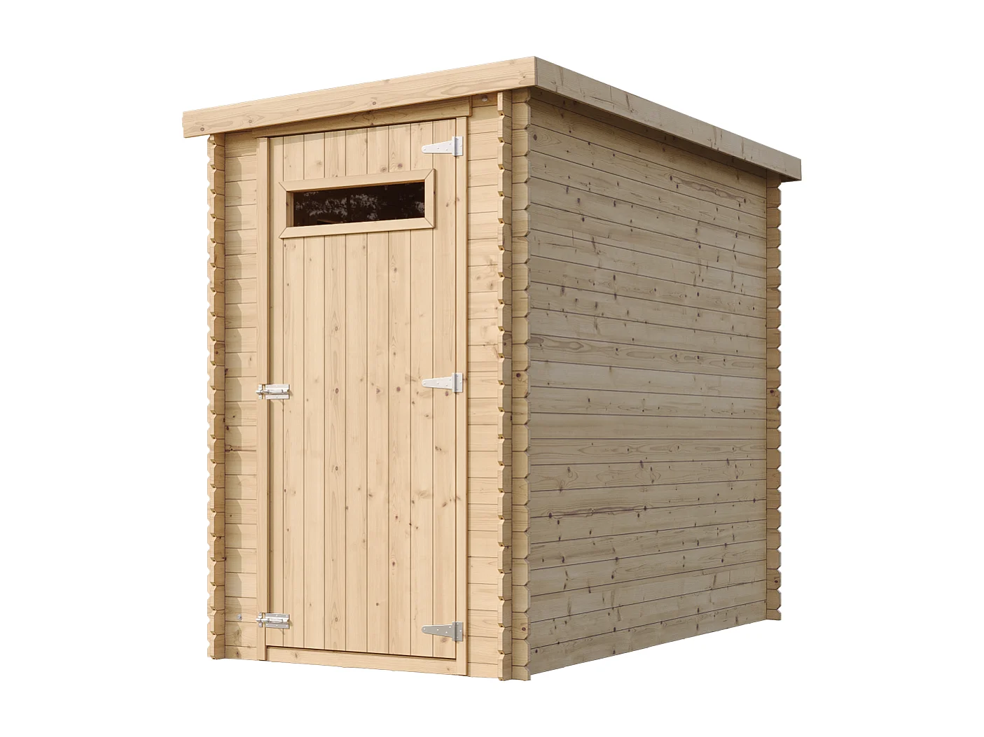 Houten tuinschuurtje met geimpregneerde vloer - 2.63 m² - 239x144xH204 cm - M306A+M306G