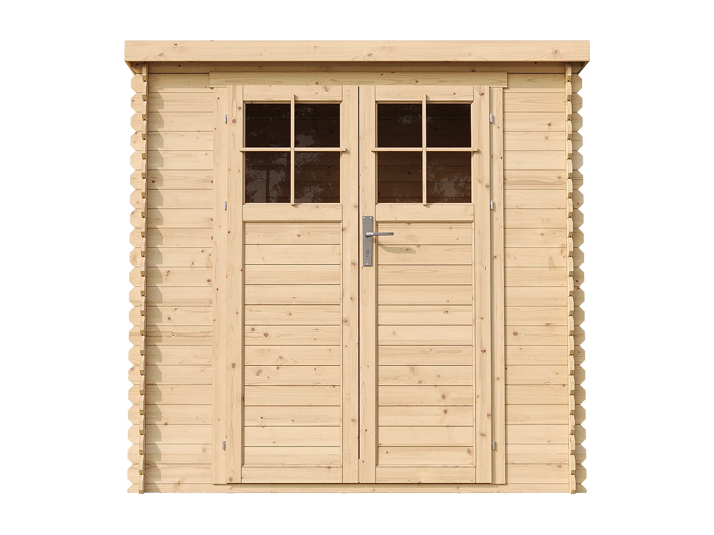 TIMBELA M311F+M311G Holzhaus Gartenhaus  mit Boden Imprägnierte -  2,22 m2