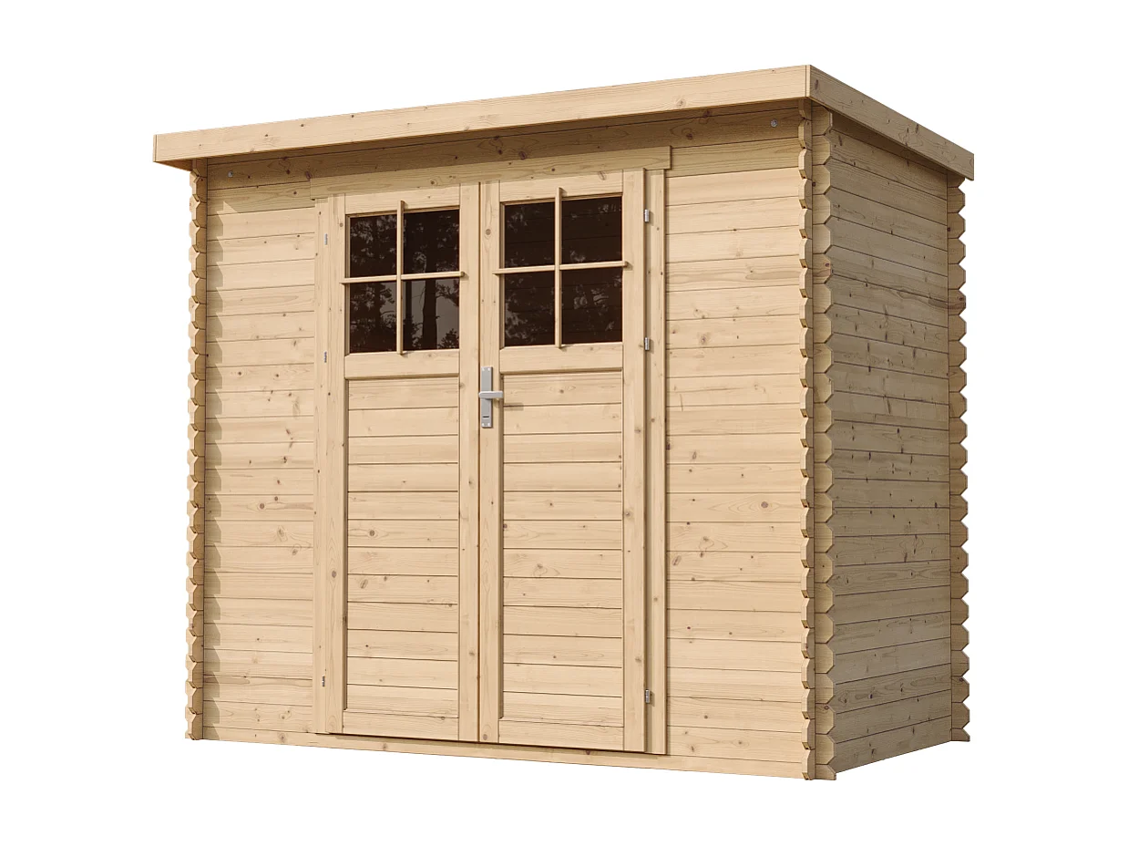 Abri de jardin en bois - porte verrouillable de haute qualité - 2.63 m2 - M310F