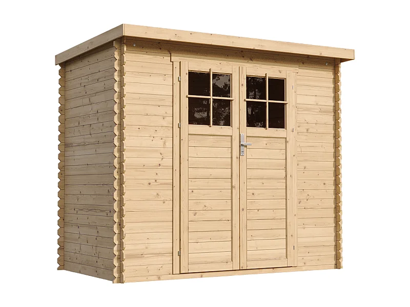 Abri de jardin en bois - porte verrouillable de haute qualité - 2.63 m2 - M310F