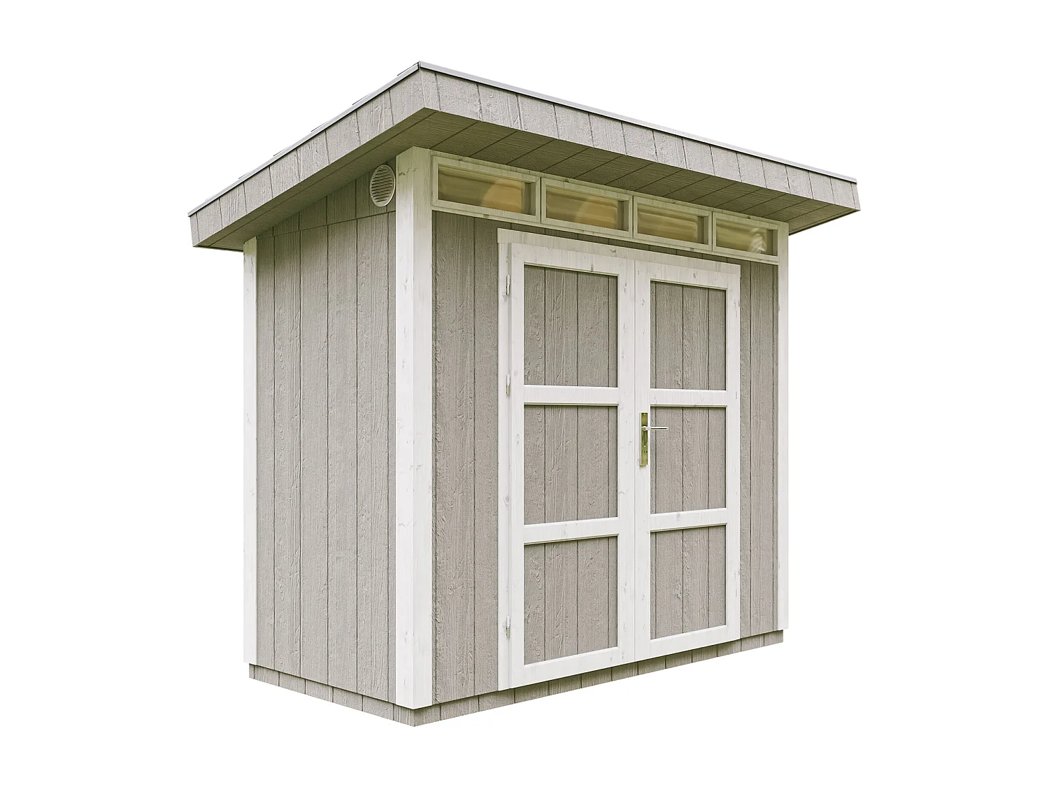 Abri de Jardin Qualité Premium 3m²/L161xL294xH239 cm - Timbela M901A-TUNDRA GREY