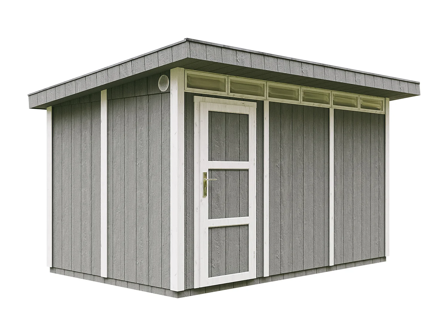 Abri de Jardin Qualité Premium 9m² / L412xL279xH237 cm - Timbela M904-CAVERN STEEL